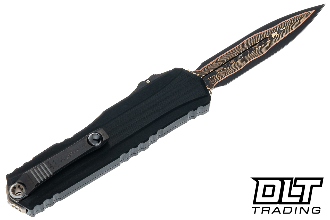 Microtech 1242-16MS1 Cypher II D/E - Black Hefted Handle - Baker