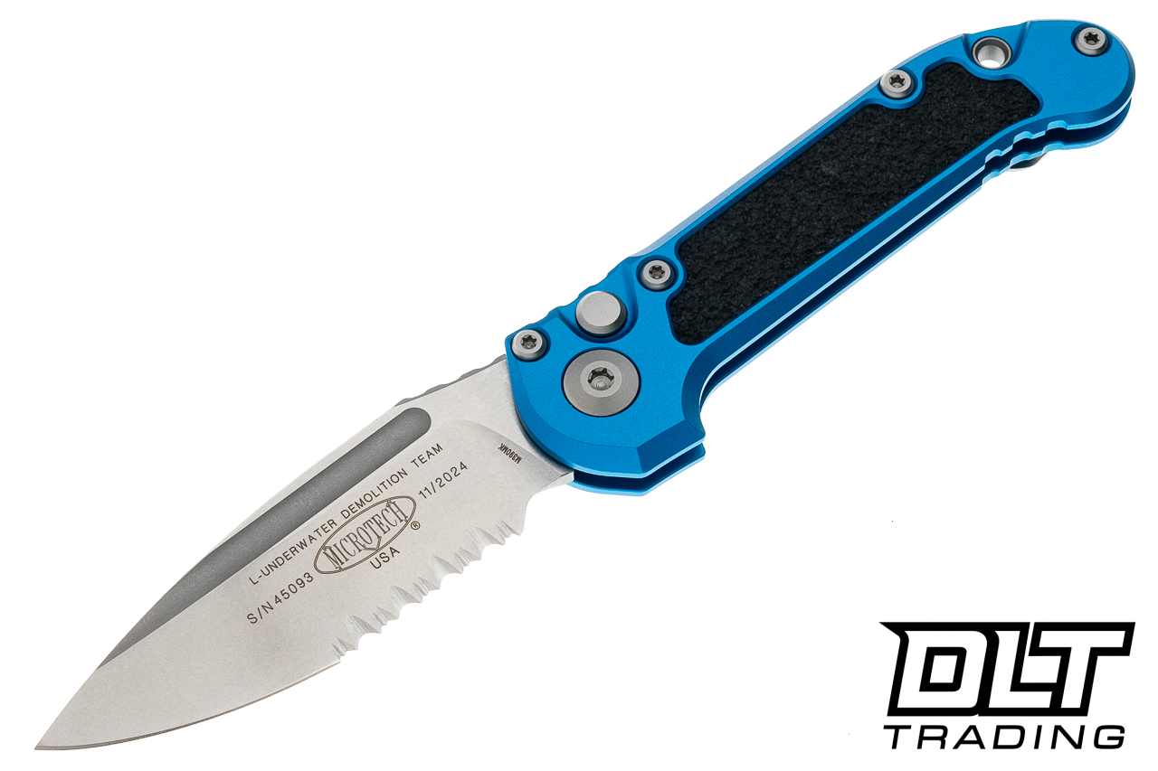 Microtech 1135-11BL LUDT Gen III S/E - Blue Handle - Stonewashed