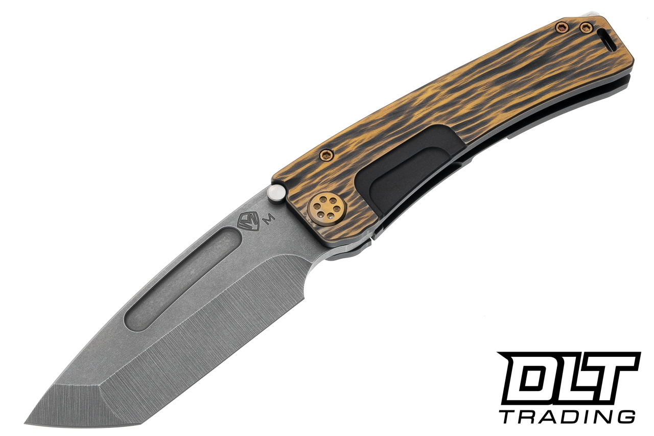 Medford Marauder H Tanto - Old School Tumbled MagnaCut - Black