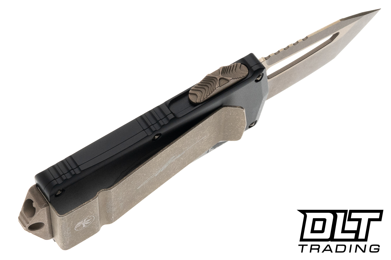 Microtech 158-13DCS Exocet T/E - Black Handle - Bronze Blade