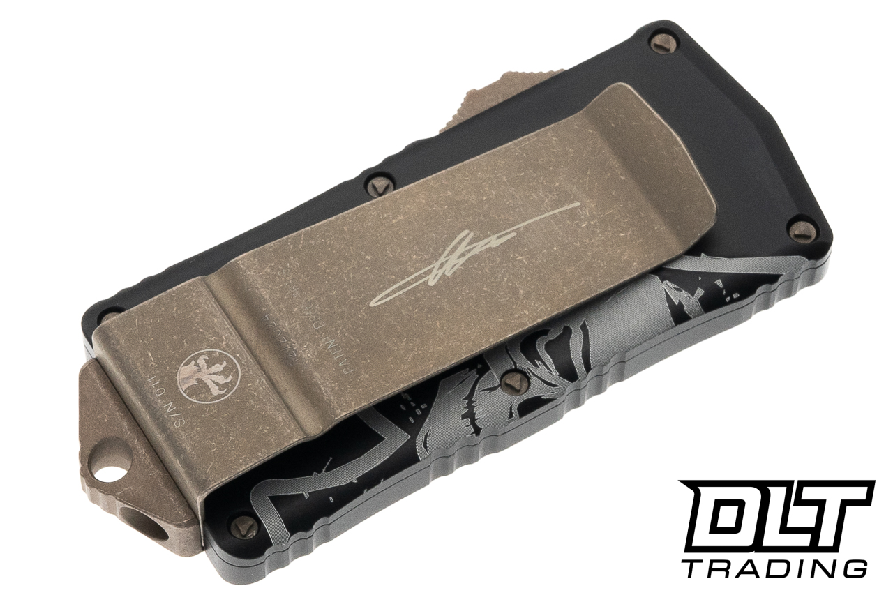 Microtech 158-13DCS Exocet T/E - Black Handle - Bronze Blade