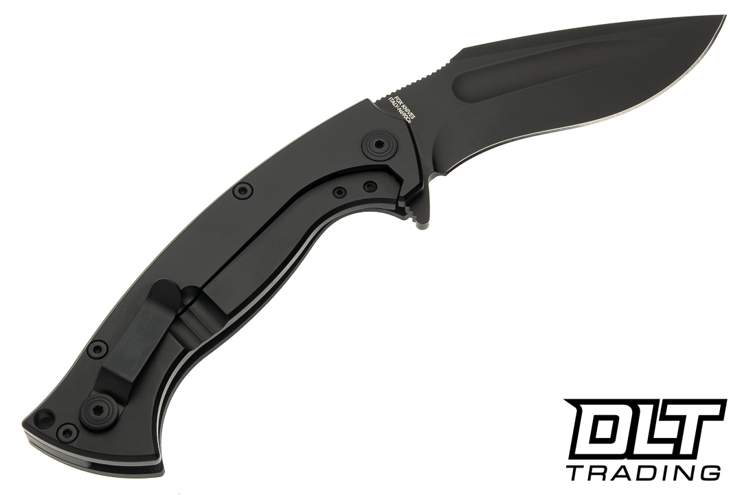 Knight Elements V2 Ultra Kukri Folder - Black G-10 - Black N690
