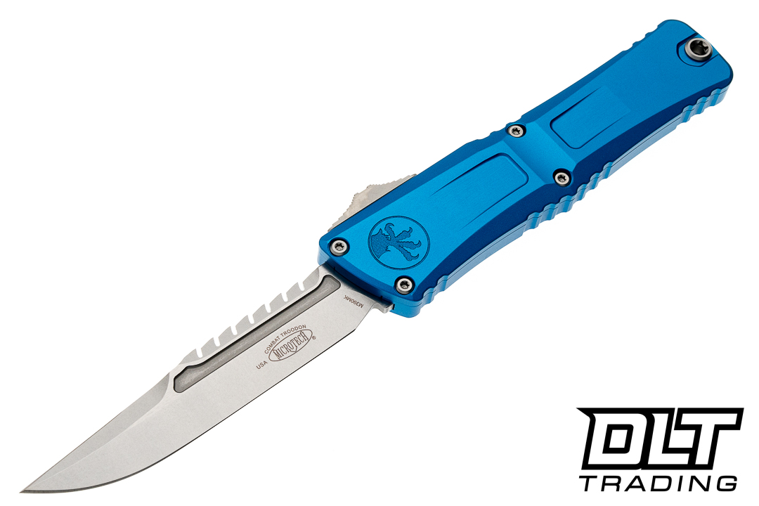 Microtech 1217-10BLS Combat Troodon Gen III Interceptor - Blue