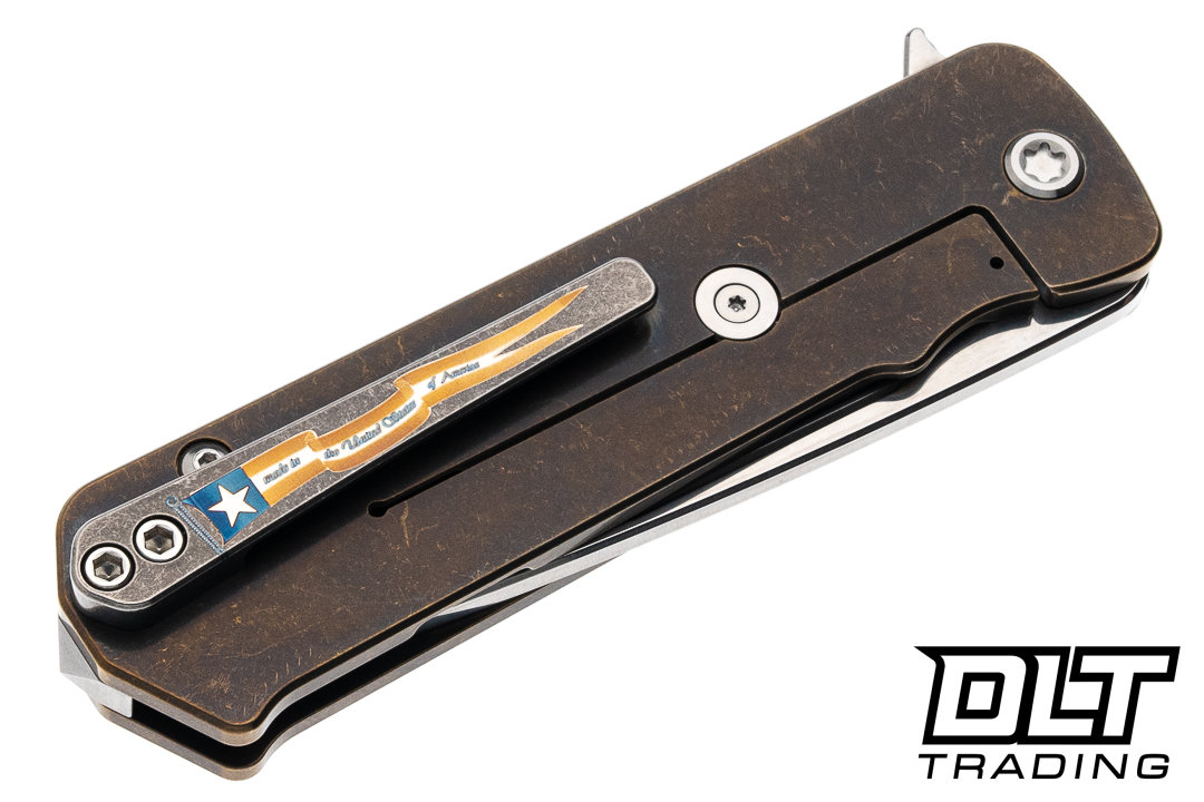 Medford TFF-4 Tanto - Tumbled S35VN - Bronze Titanium - Black G-10