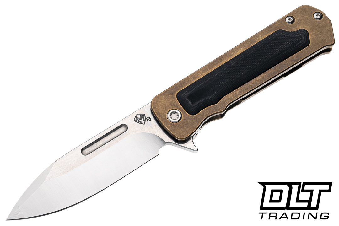 Medford TFF-4 - Drop Point - Tumbled S35VN - Bronze Titanium