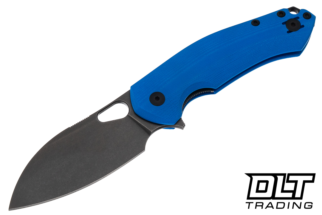 GiantMouse ACE Biblio XL - PVD Vanadis 4E Blade - Blue G-10 - DLT