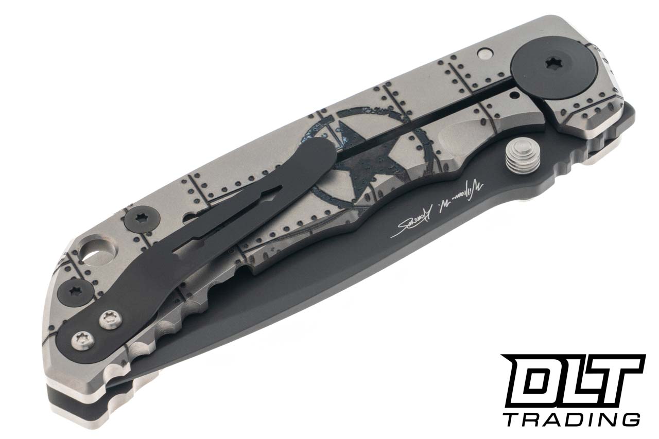 Spartan Blades Harsey Folder - MagnaCut Black Blade - Kilroy - DLT