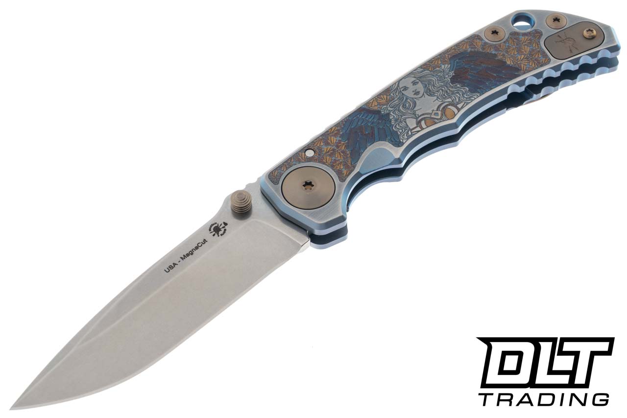 Spartan Blades Harsey Folder - MagnaCut Stonewashed Blade - Angel