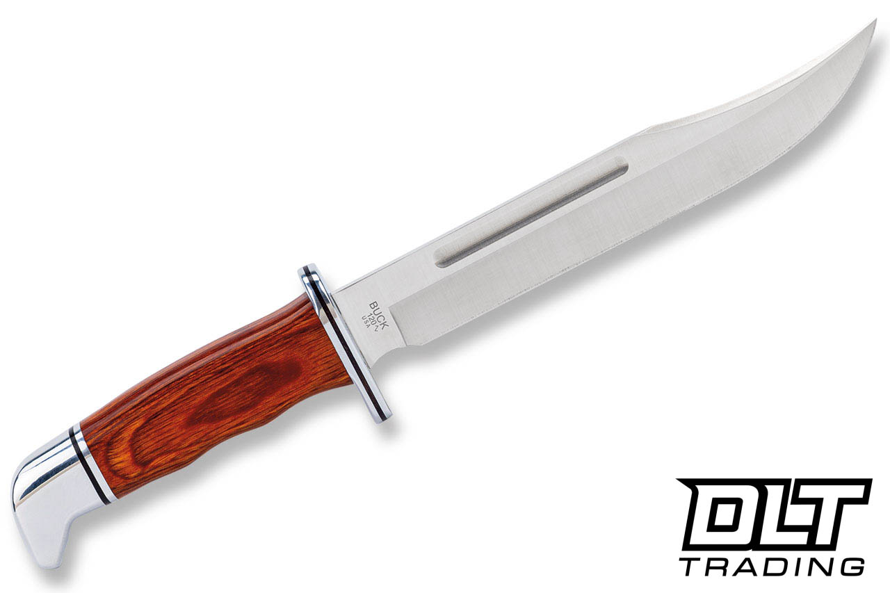 Buck 120CCS1 General - 420HC Satin Clip Point - Dymalux Cocobolo