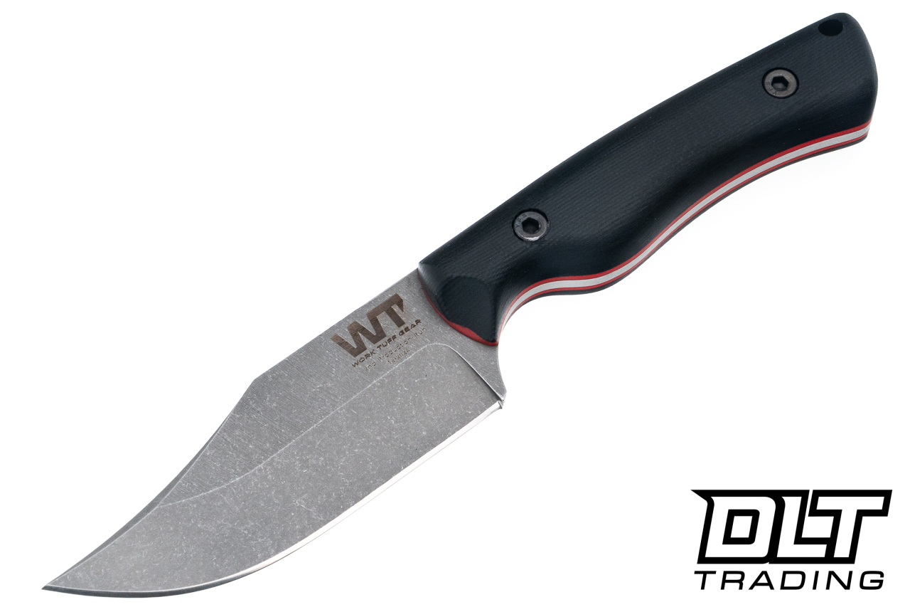 WTG PBW-EDC - Darkwashed N690 Blade - Black G-10 - Red