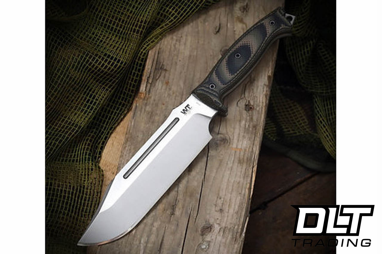 WTG Commander - Satin K329 Blade - Jungle Camo Gator Grip - OD