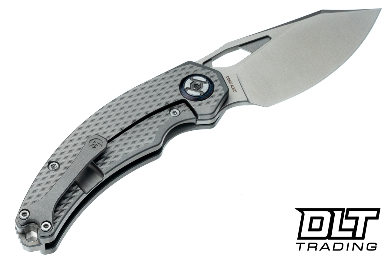 Kunwu Compadre Diamond Textured Bead Blasted Titanium