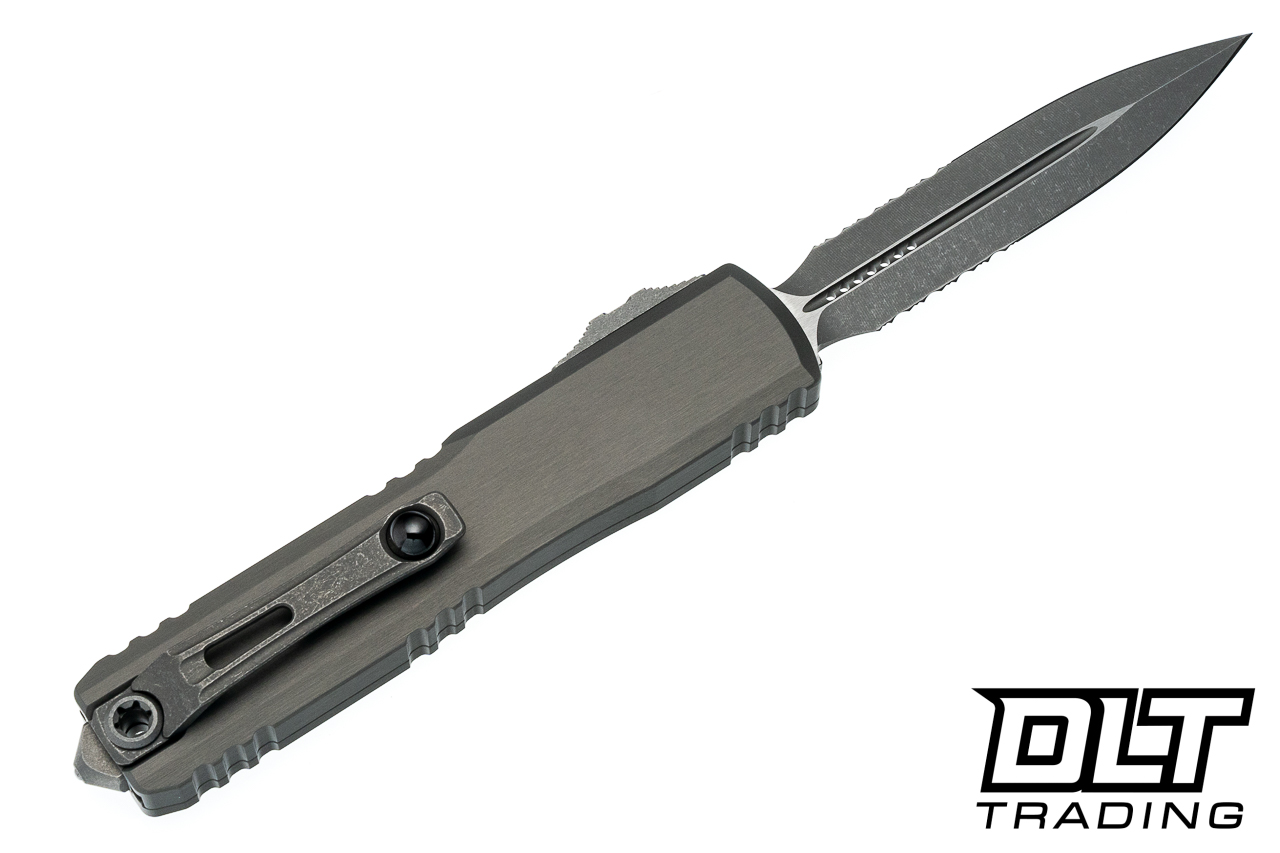 Microtech 1122-11APNC Ultratech ZBP D/E - Natural Clear Handle