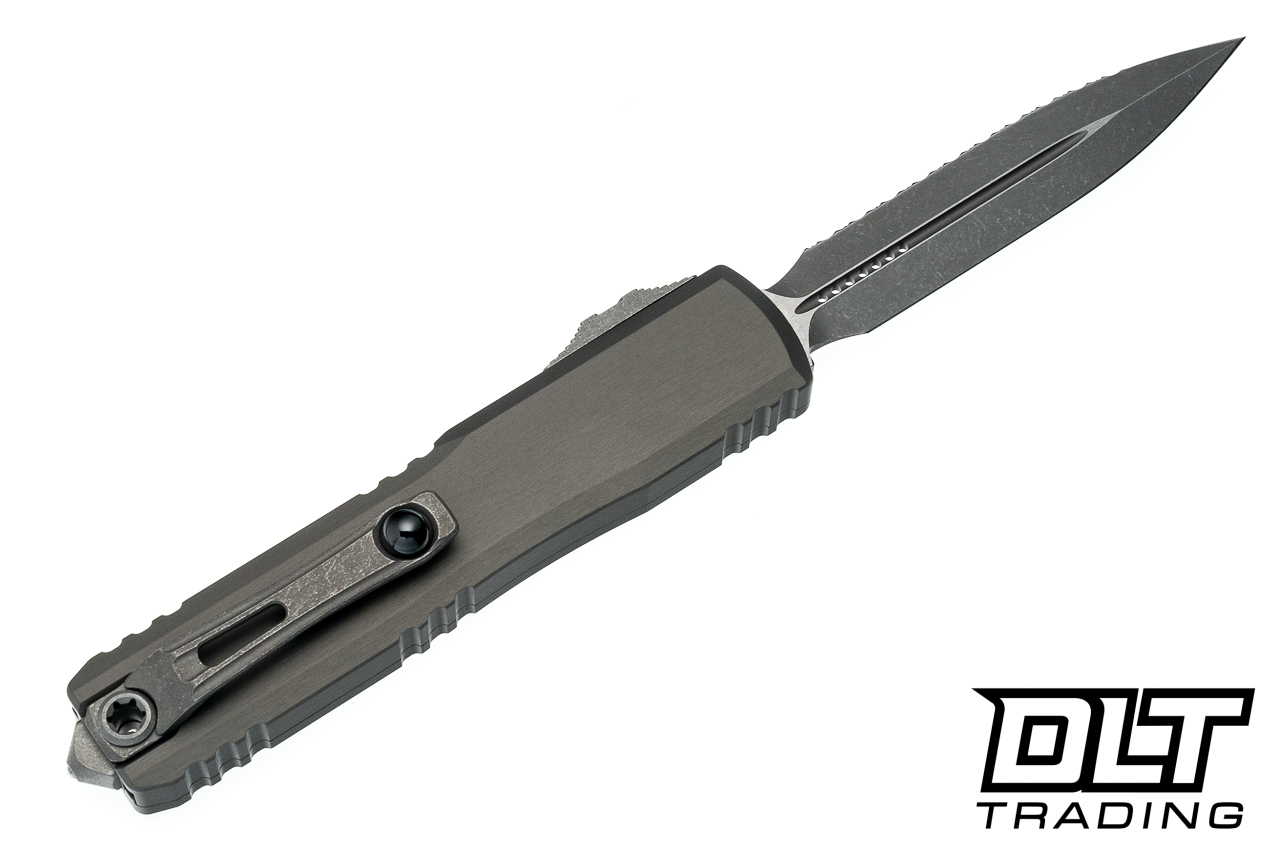 Microtech 1122-12APNC Ultratech ZBP D/E - Natural Clear Handle