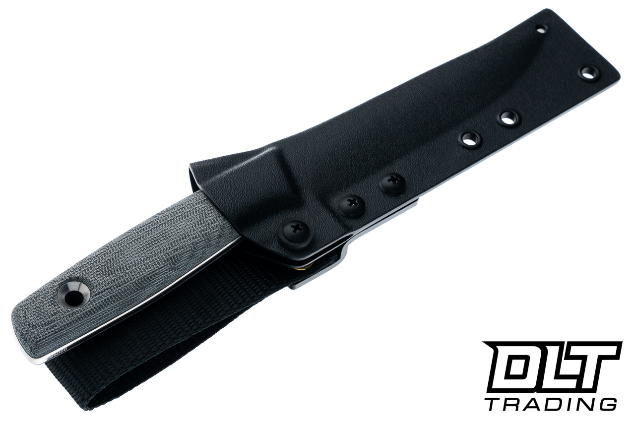 TRC This Is Freedom - Black Canvas Micarta - Satin M390 Blade