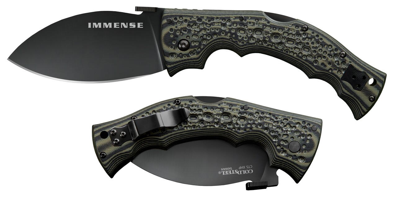Cold Steel 28DWB Immense - Black DLC XHP Blade - G-10 Handle - DLT