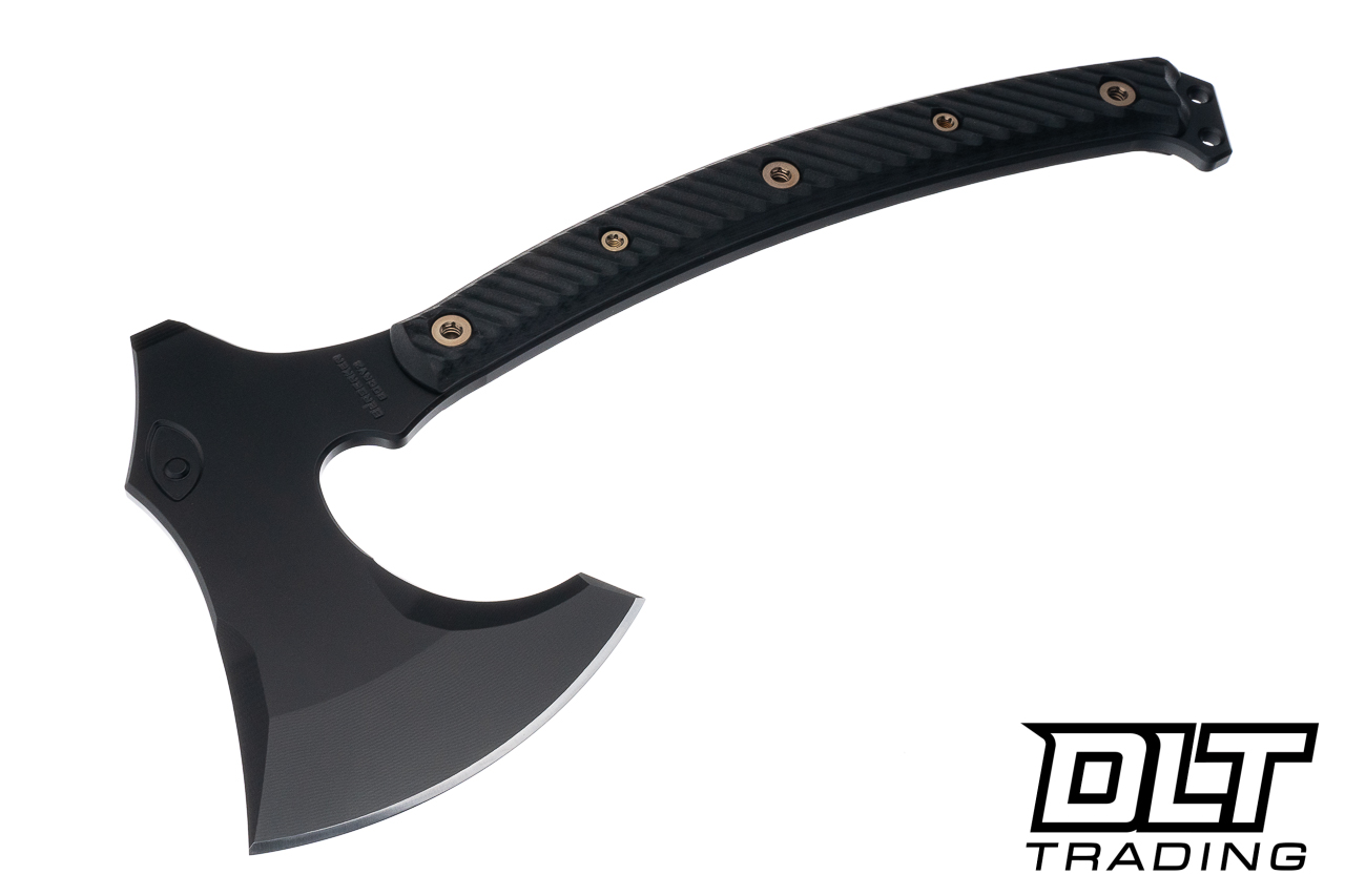 RMJ Berserker 80CrV2 Graphite Black Cerakote - Black G-10 - DLT