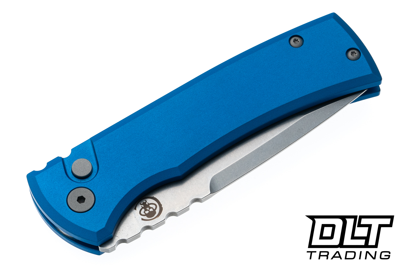 Chaves Pro-Tech Redencion 229 - Blue Aluminum Stonewashed S35VN