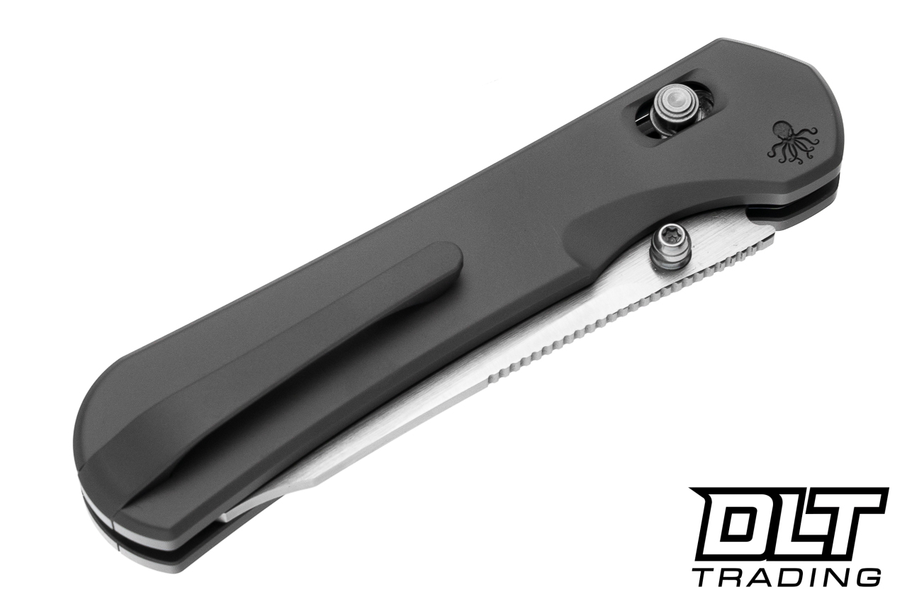 Piratech Kraken - Black Blasted Titanium - Hand Satin S90V Blade
