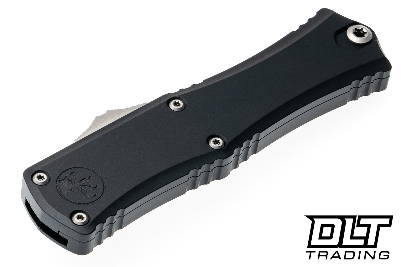 Microtech 1702M-10 Mini Hera D/E - Black Handle - Stonewashed