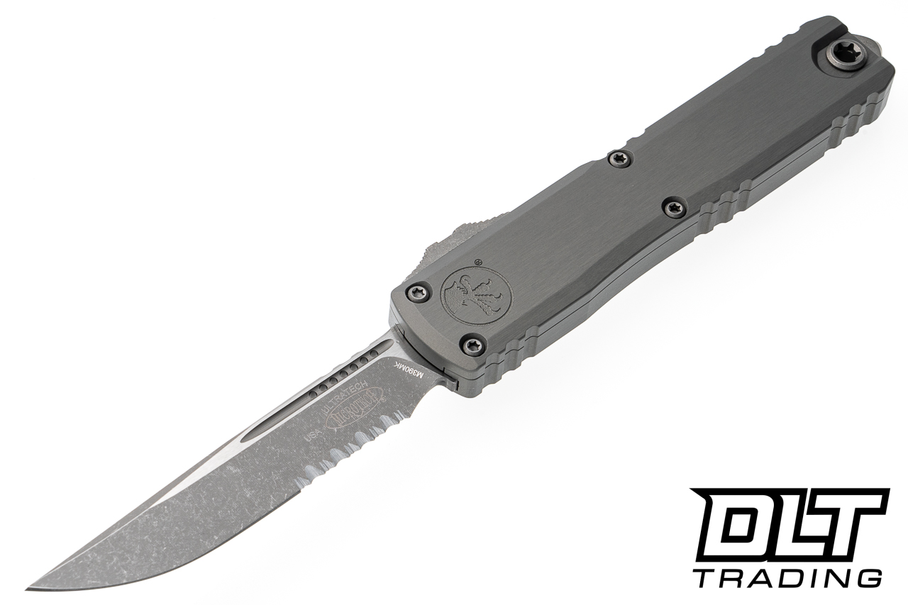 Microtech 1121-11APNC Ultratech ZBP S/E - Natural Clear Handle