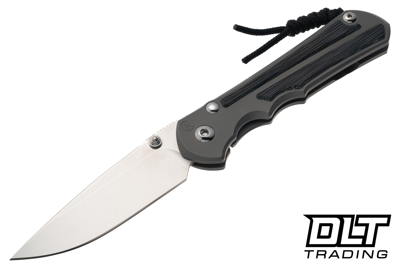 Chris Reeve Large Inkosi - Glass Bead Blasted Titanium - Black