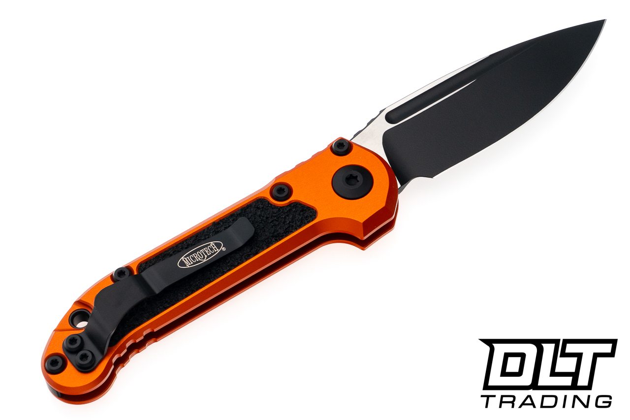 Microtech 1135-1OR LUDT Gen III S/E - Orange Handle - Black Blade