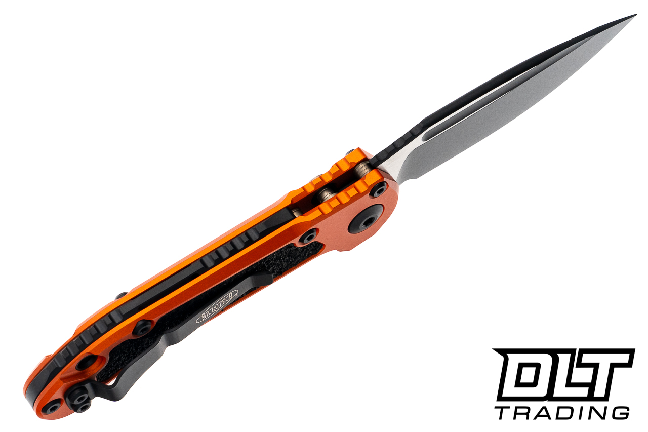 Microtech 1135-1OR LUDT Gen III S/E - Orange Handle - Black Blade