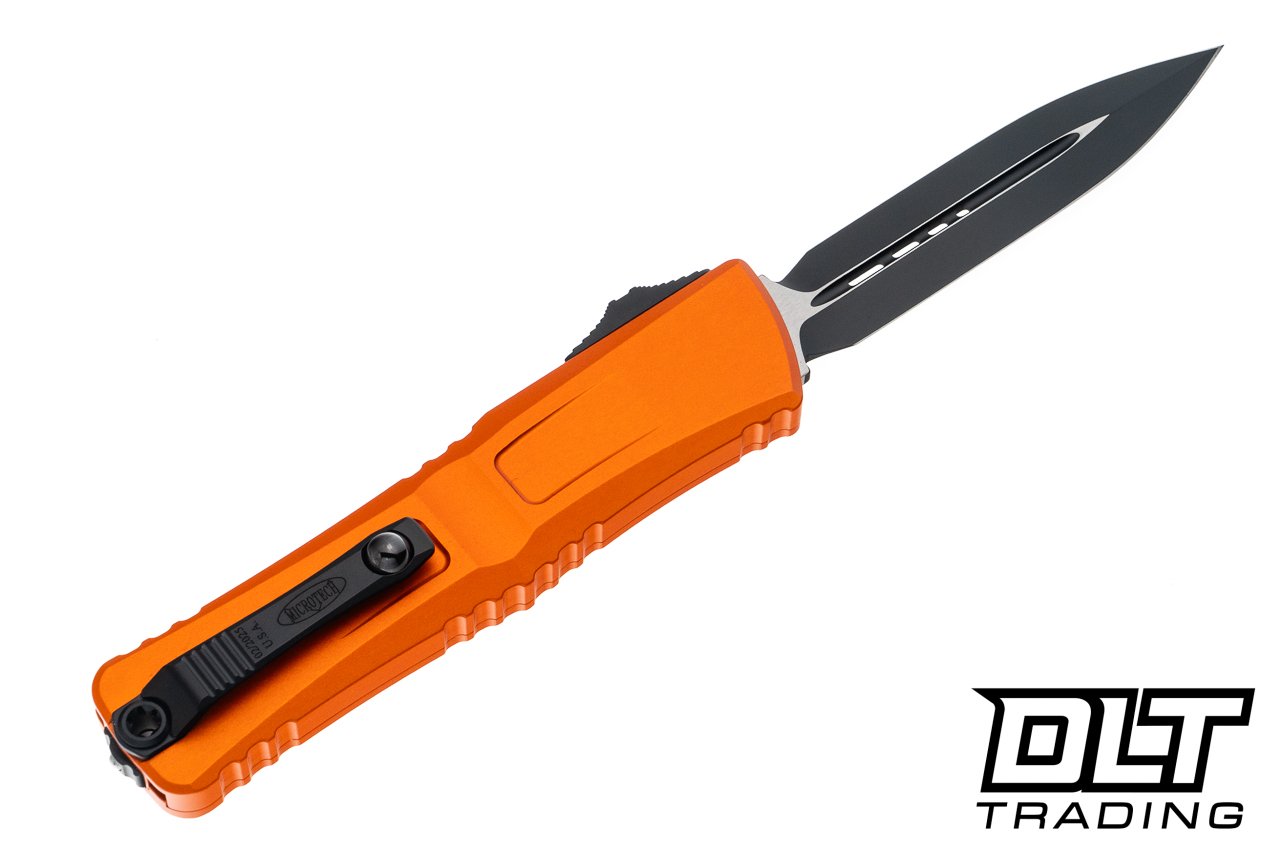 Microtech 1142-1OR Combat Troodon Gen III D/E - Orange Handle