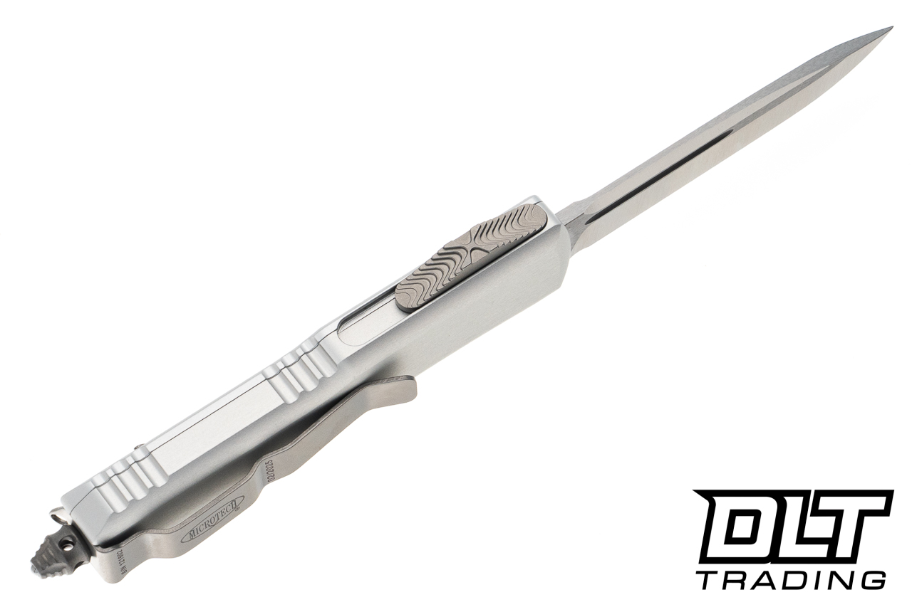 Microtech 231-4CR UTX-85 S/E - Clear Handle - Satin Blade - DLT