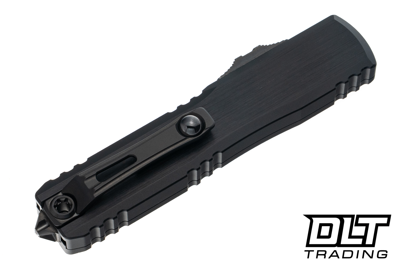 Microtech 1123-16MS1 Ultratech ZBP T/E - Black Hefted Handle