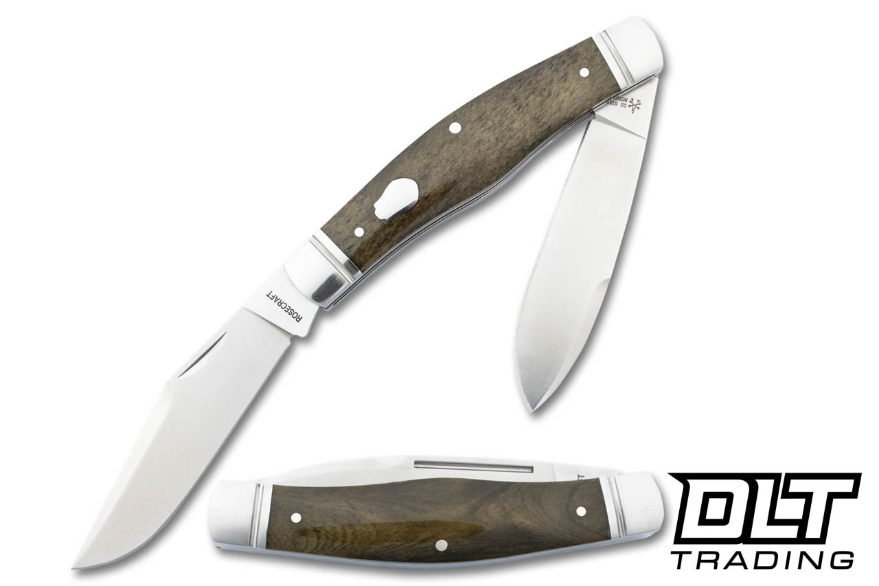 RoseCraft Blades Mosquito Lake Moose - Vintage Moss Brown Bone