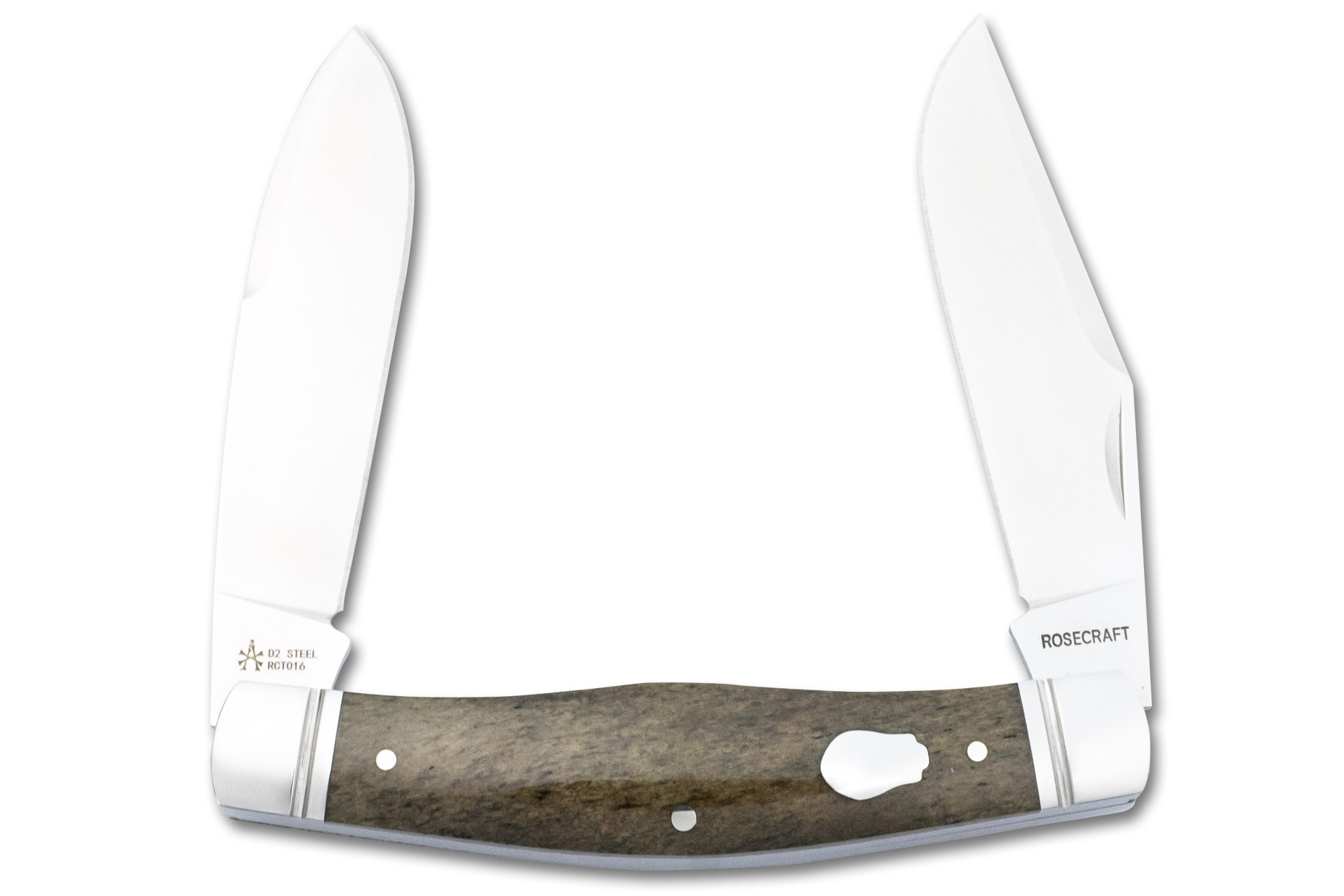 RoseCraft Blades Mosquito Lake Moose - Vintage Moss Brown Bone