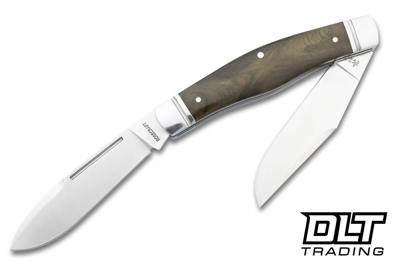 RoseCraft Blades Mosquito Lake Moose - Vintage Moss Brown Bone