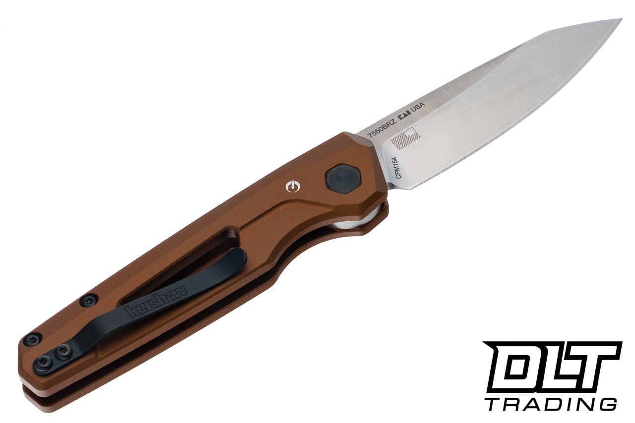 Kershaw Launch 11 Auto - 7550BRZ Bronze Aluminum - Stonewashed CPM