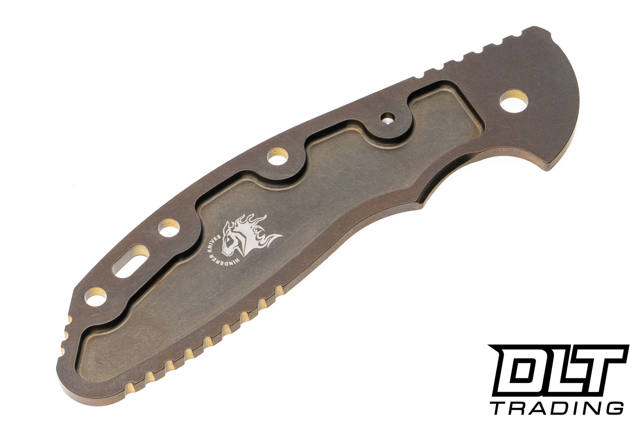 Hinderer XM-24 Smooth Titanium Scale - Bronze Anodized - DLT Trading