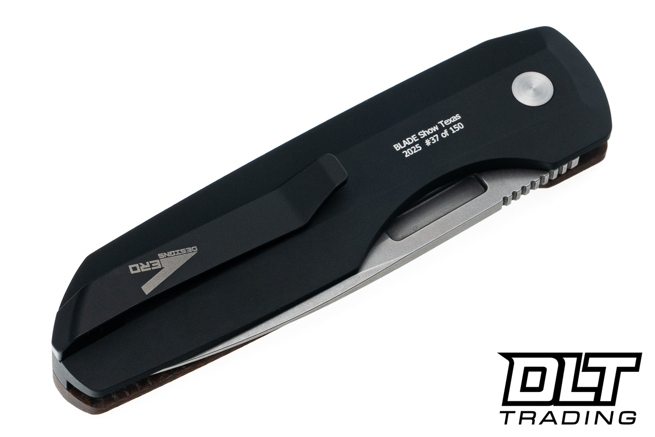 Pro-Tech Vero Synapse Burlap Micarta MagnaCut Button Lock Knife