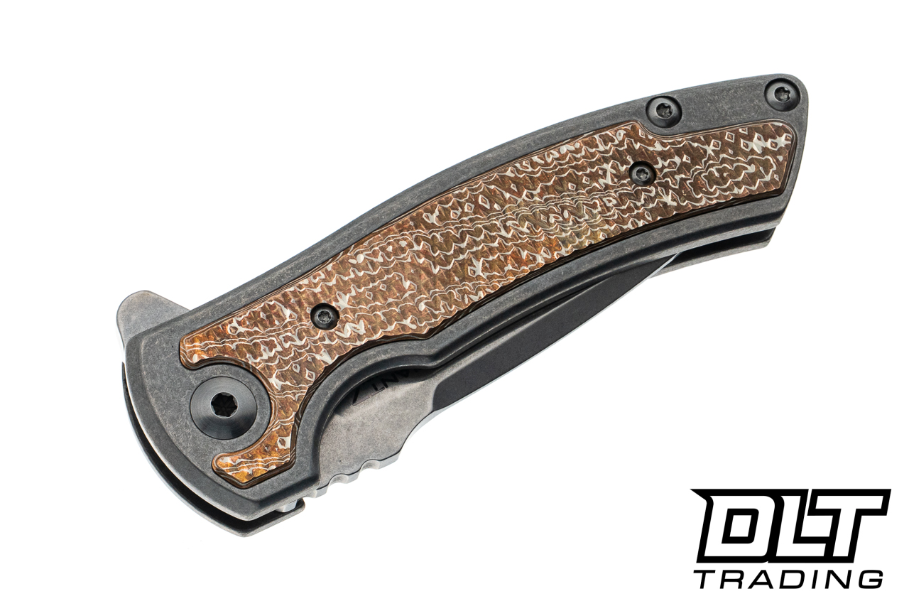 Defiant 7 Hyrax MagnaCut - Titanium - Mokume Inlay - DLT Trading