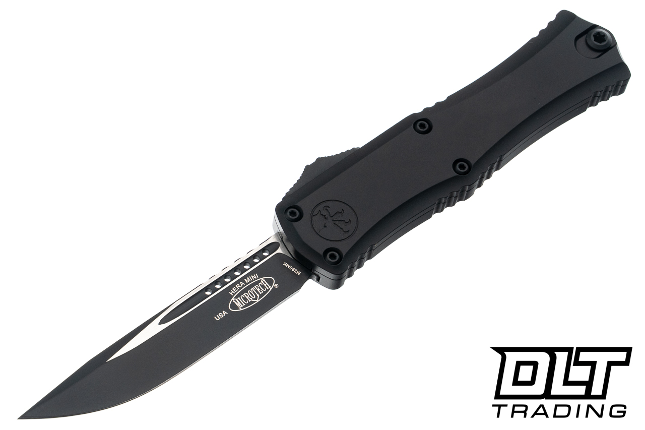 Microtech 1703M-1T Mini Hera S/E - Black Handle - Black Blade