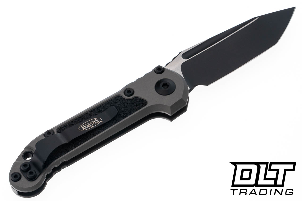 Microtech 1136-1NC LUDT Gen III T/E - Natural Clear Handle - Black