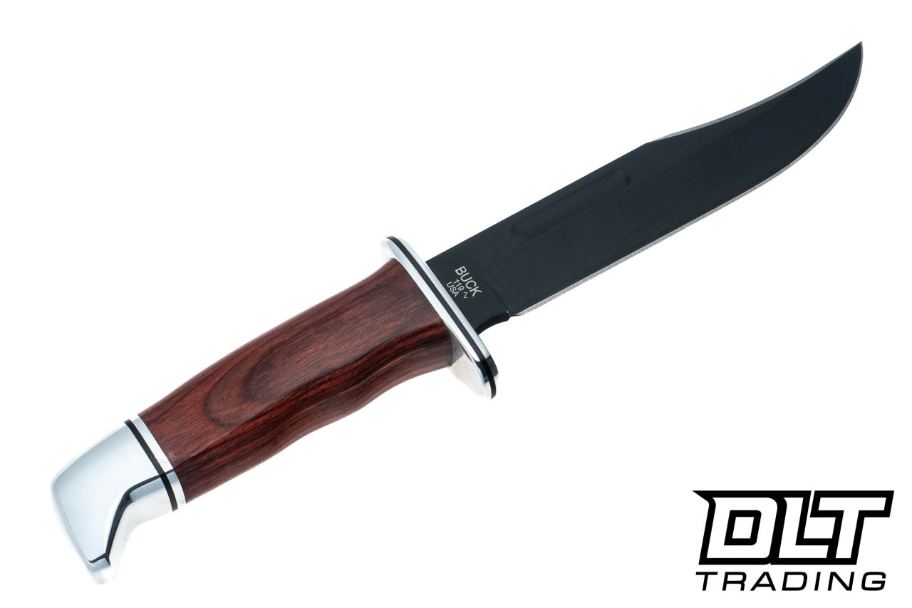 Buck 119 Special S30V Black Cerakote Blade - Rosewood - DLT Trading