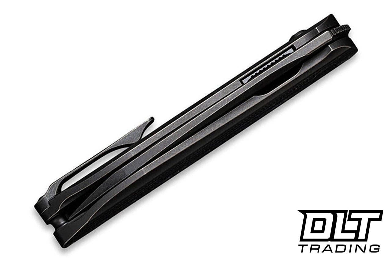 WE Knife 2010D Black Void Opus - Black Titanium Handle - Black G