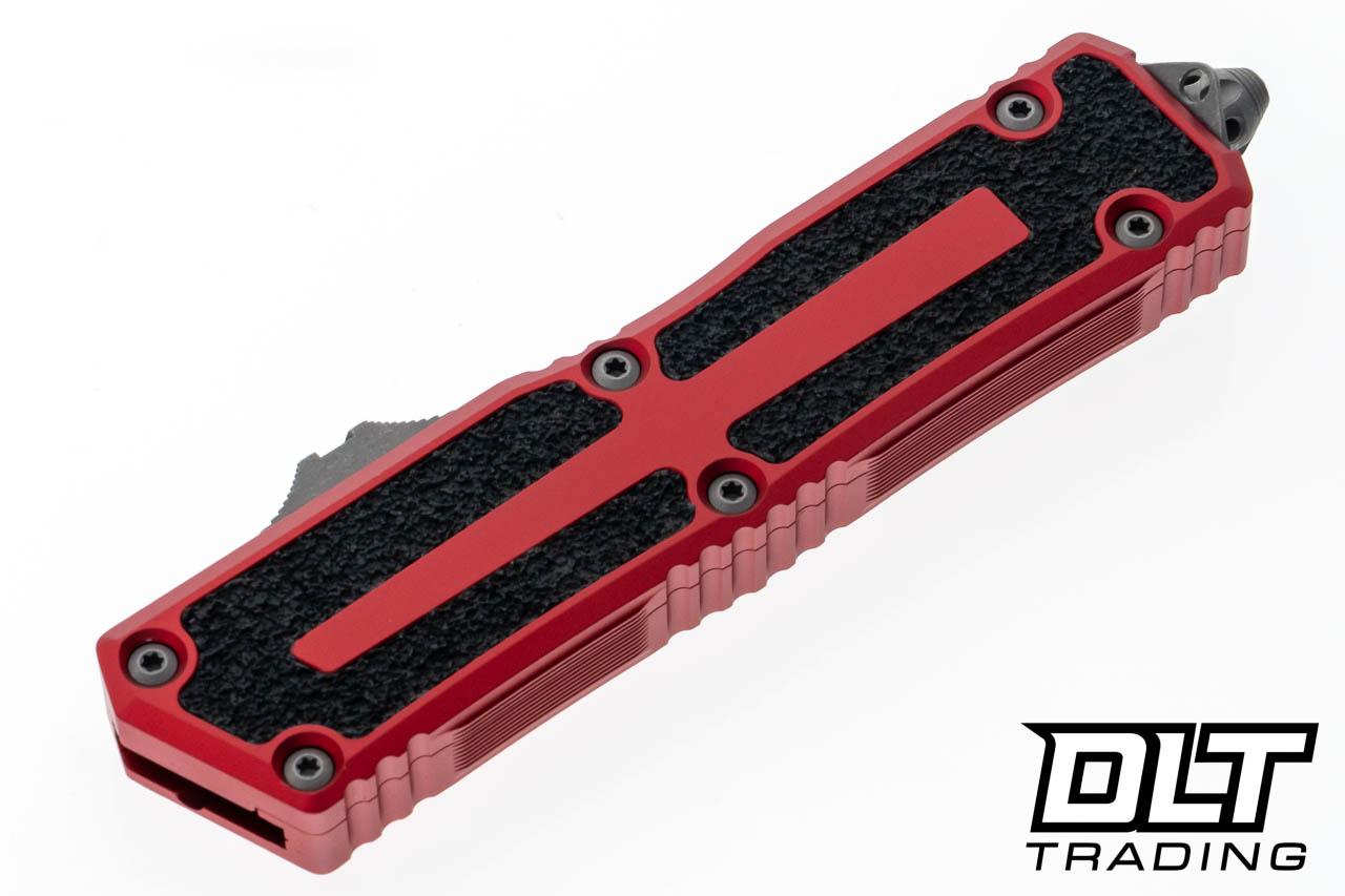 Microtech 1180-10APRD Scarab II Gen III D/E-S - Red Handle