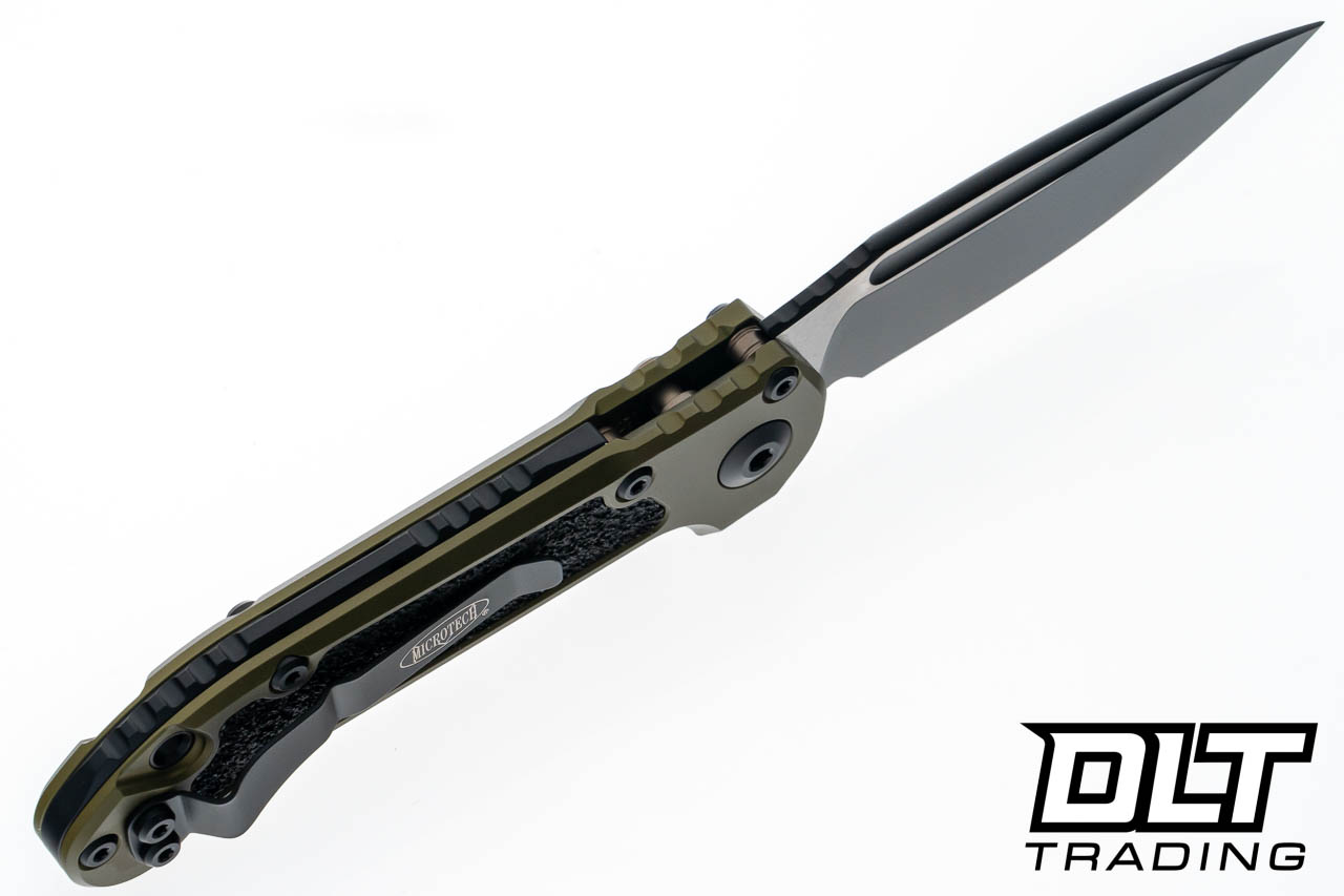 Microtech 1135-1OD LUDT Gen III S/E - OD Green Handle - Black