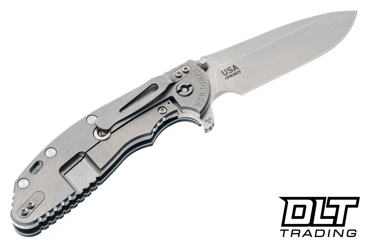 Hinderer XM-24 Swedged Spear 20CV - Blue & Black G-10 - DLT