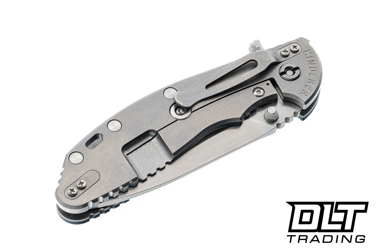 Hinderer XM-24 Swedged Spear 20CV - Blue & Black G-10 - DLT