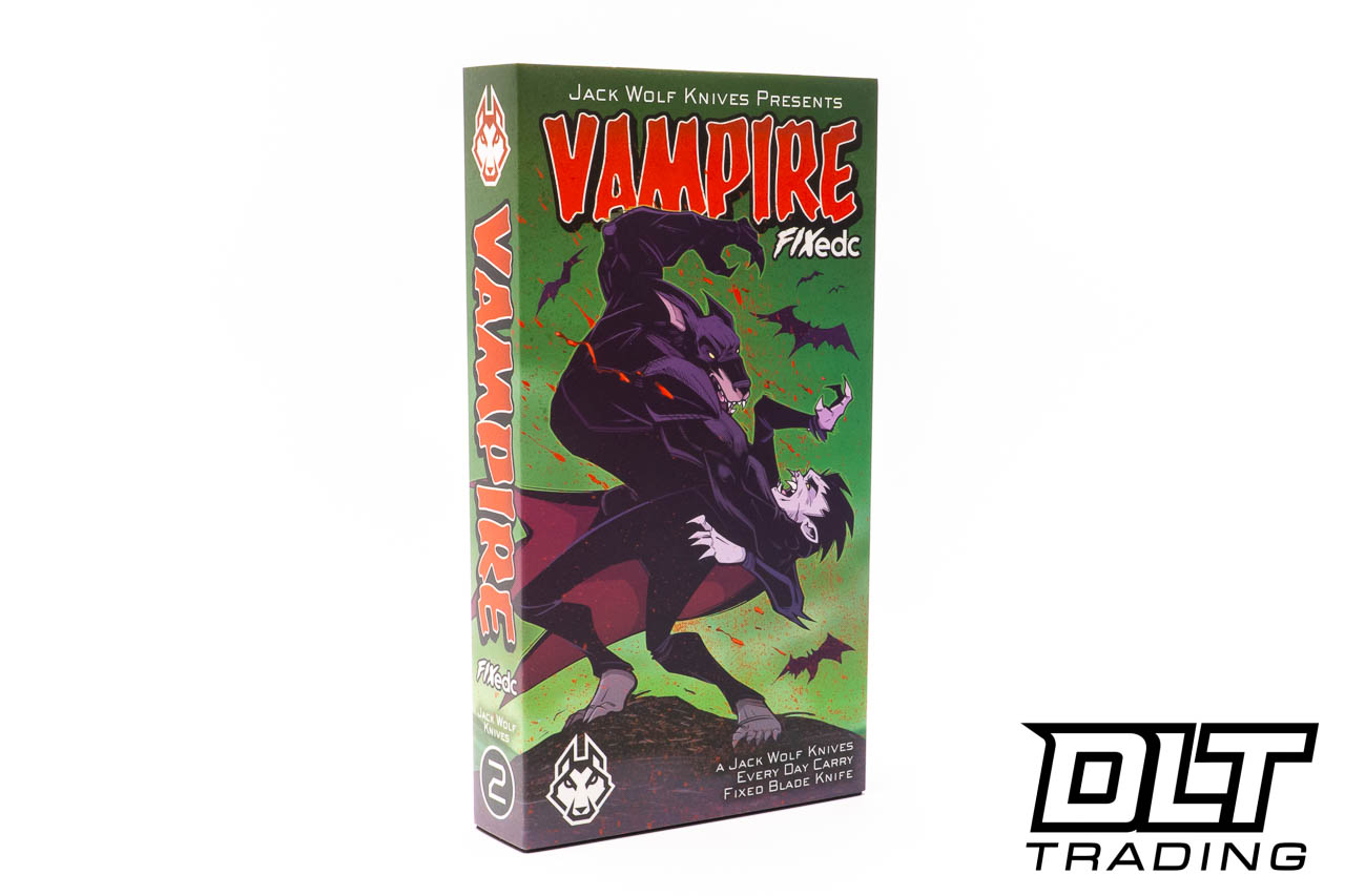 Jack Wolf Vampire FIXedc - Fluted Titanium - Hand Satin Blade