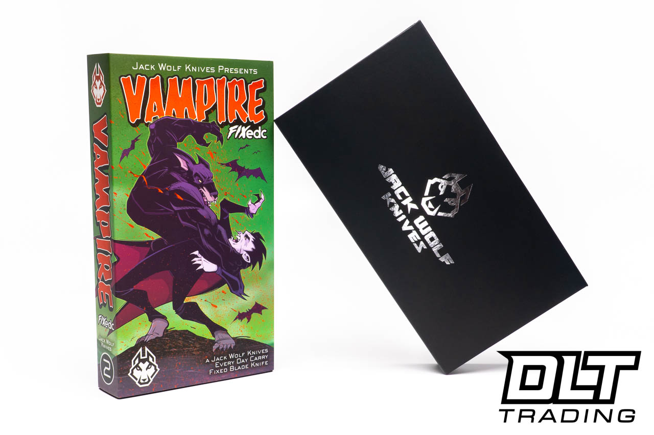 Jack Wolf Vampire FIXedc - Fluted Titanium - Hand Satin Blade