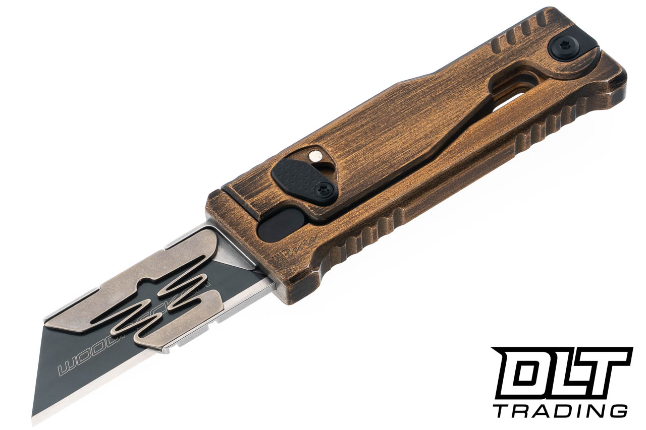 Reate EXO-U Utility Blade v2 - Plain - Distressed Bronze Aluminum