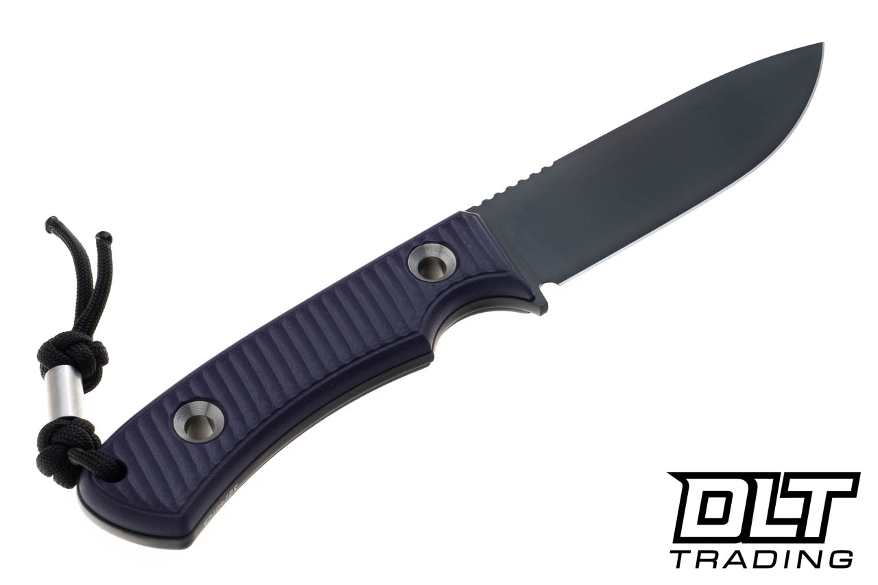 TRC Polheim - Purple G-10 - DLC MagnaCut Blade - Kydex Sheath